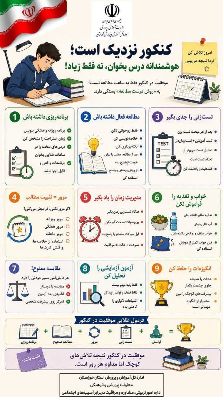 کنکور نزدیک است